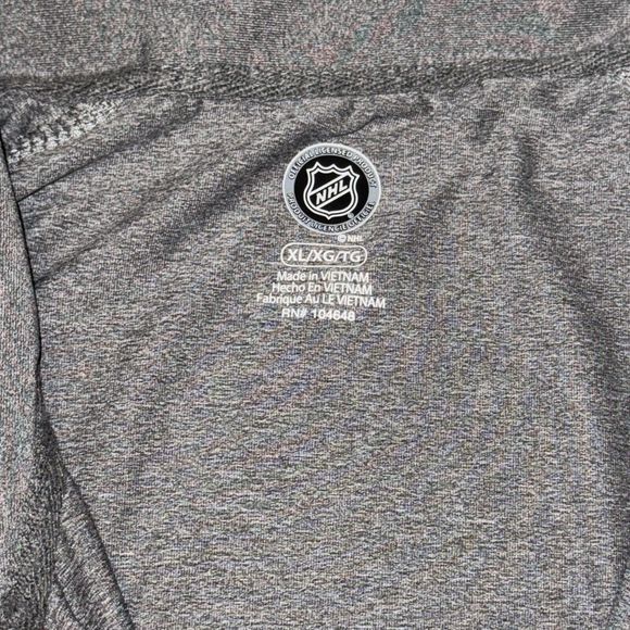 Knights Apparels NHL Detroit Red Wings Jacket Mens XL Gray Long Sleeve 1/4 Zip - Picture 3 of 8